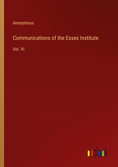 Communications of the Essex Institute