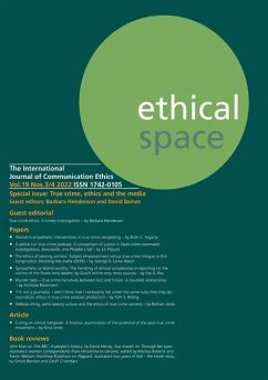 Cover Ethical Space Vol. 19 Issue 3/4