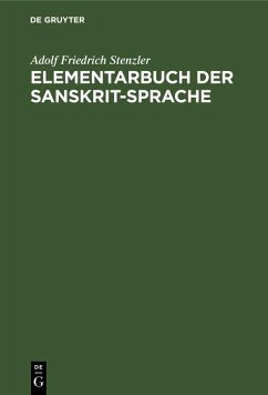 Cover Elementarbuch der Sanskrit-Sprache (eBook, PDF)