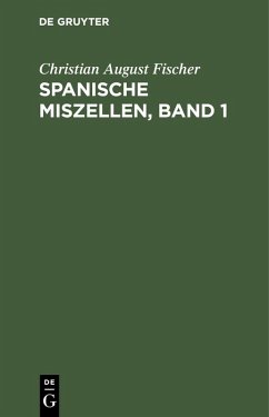Cover Spanische Miszellen, Band 1 (eBook, PDF)