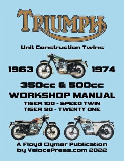 TRIUMPH 350cc & 500cc UNIT CONSTRUCTION TWINS 1963-1974 WORKSHOP MANUAL - Clymer, Floyd