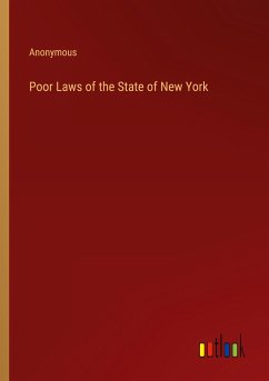 Poor Laws of the State of New York