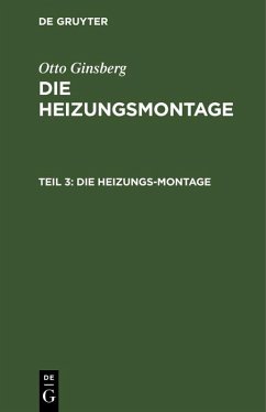 Cover Die Heizungs-Montage (eBook, PDF)
