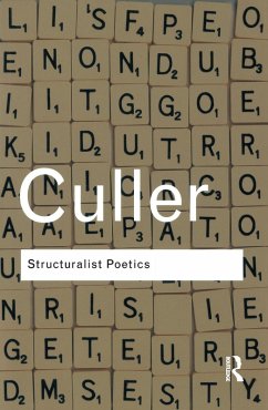 Structuralist Poetics (eBook, PDF) - Culler, Jonathan