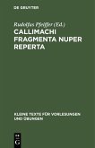 Callimachi Fragmenta nuper reperta (eBook, PDF)