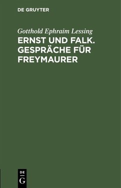 Cover Ernst und Falk. Gespräche für Freymaurer (eBook, PDF)