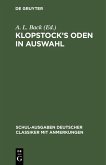 Klopstock's Oden in Auswahl (eBook, PDF)