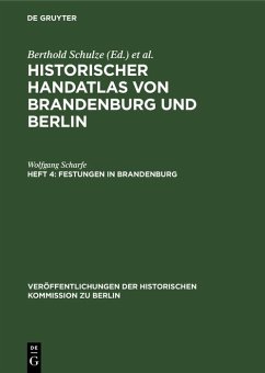 Festungen in Brandenburg (eBook, PDF) - Scharfe, Wolfgang