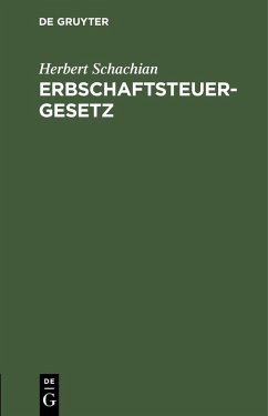 Cover Erbschaftsteuergesetz (eBook, PDF)