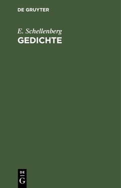 Gedichte (eBook, PDF) - Schellenberg, E.