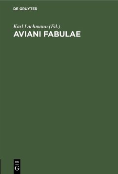 Cover Aviani Fabulae (eBook, PDF)