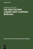 Die deutschen Lieder der Carmina Burana (eBook, PDF)