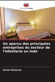 Un aperçu des principales entreprises du secteur de l'hôtellerie en Inde