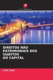 DIREITOS NÃO PATRIMONIAIS DOS SUJEITOS DO CAPITAL