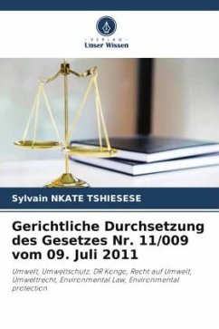 Gerichtliche Durchsetzung des Gesetzes Nr. 11/009 vom 09. Juli 2011 - NKATE TSHIESESE, Sylvain