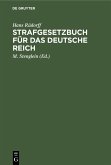 Strafgesetzbuch für das deutsche Reich (eBook, PDF)