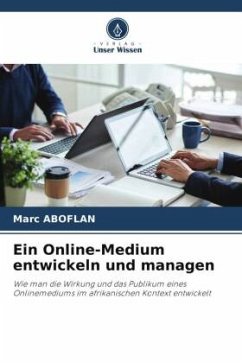 Cover Ein Online-Medium entwickeln und managen