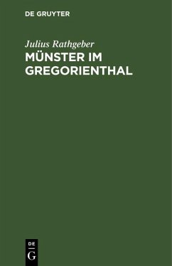 Münster im Gregorienthal (eBook, PDF) Cover Münster im Gregorienthal (eBook, PDF)