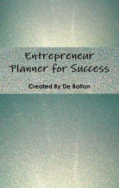 Cover A Entrepreneur Planner for Success