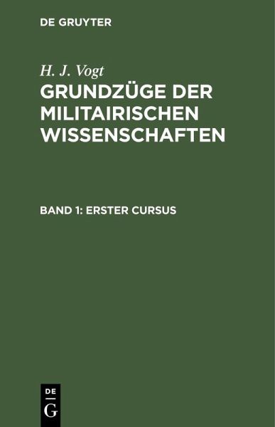 Erster Cursus (eBook, PDF)