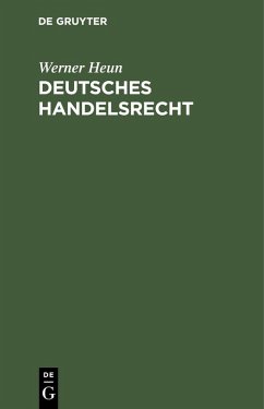 Cover Deutsches Handelsrecht (eBook, PDF)