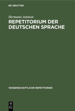 Cover Repetitorium der deutschen Sprache (eBook, PDF)