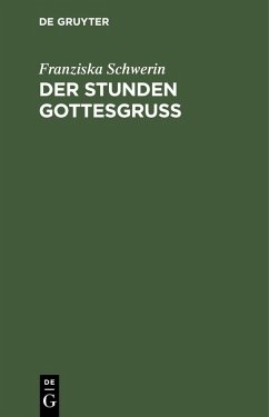 Cover Der Stunden Gottesgruß (eBook, PDF)