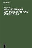 Was jedermann von der Ernährung wissen muß (eBook, PDF) Was jedermann von der Ernährung wissen muß (eBook, PDF)