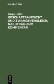 Geschäftsaufsicht und Zwangsvergleich, Nachtrag zum Kommentar (eBook, PDF)
