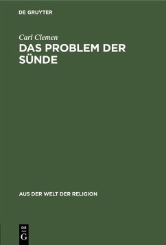 Cover Das Problem der Sünde (eBook, PDF)