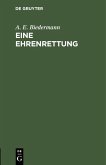Eine Ehrenrettung (eBook, PDF)