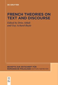 French theories on text and discourse (eBook, ePUB)