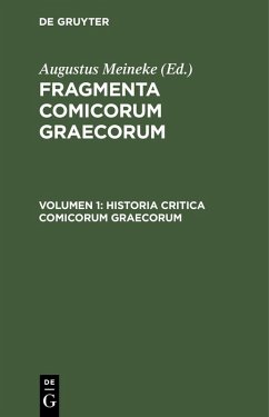 Cover Historia critica comicorum graecorum (eBook, PDF)