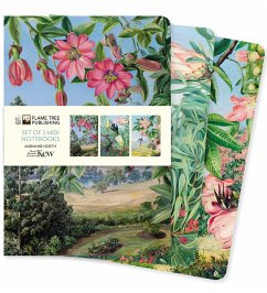 Kew Gardens: Marianne North Set of 3 MIDI Notebooks - Flame Tree Publishing