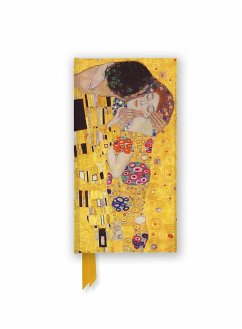 Gustav Klimt: The Kiss (Foiled Slimline Journal) - Flame Tree Publishing