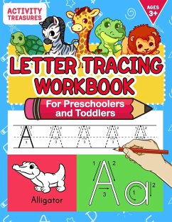 Letter Tracing Workbook For Preschoolers And Toddlers - Treasures, Activity