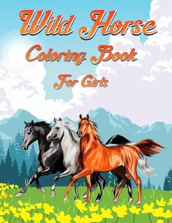 Wild Horse Coloring Book For Girls - Blade, Kyle