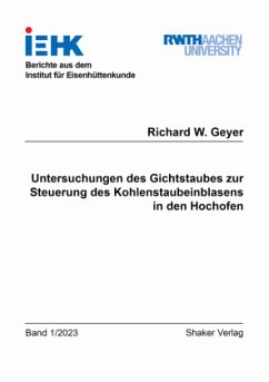 Untersuchungen des Gichtstaubes zur Steuerung des Kohlenstaubeinblasens in den Hochofen - Richard W., Geyer