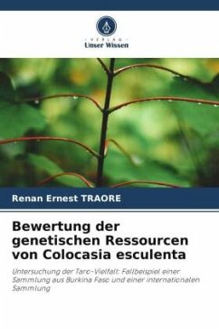 Bewertung der genetischen Ressourcen von Colocasia esculenta - Traore, Renan Ernest