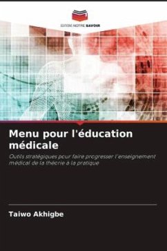 Cover Menu pour l'éducation médicale