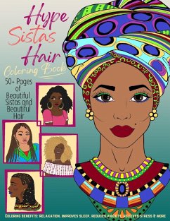 Hype Sistas Hair Adult Coloring Book for Black Women - Published, wo Scoops