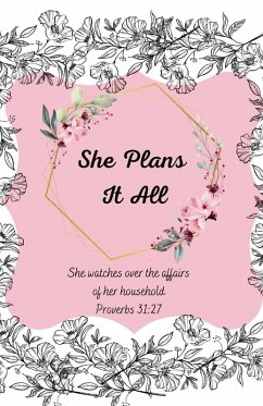 Cover She Plans It All Planner (undated for anytime start date)