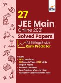 27 JEE Main Online 2021 Solved Papers (All sittings) with Rank Predictor