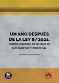 Un año después de la Ley 8/2021: conclusiones de derecho sustantivo y procesal