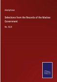 Selections from the Records of the Madras Government