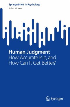 Human Judgment (eBook, PDF) - Wilcox, John
