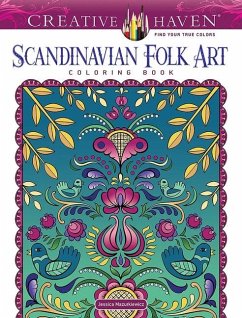 Creative Haven Scandinavian Folk Art Coloring Book - Mazurkiewicz, Jessica