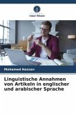 Linguistische Annahmen von Artikeln in englischer und arabischer Sprache