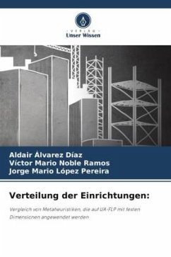 Verteilung der Einrichtungen: - Álvarez Díaz, Aldair;Noble Ramos, Víctor Mario;López Pereira, Jorge Mario