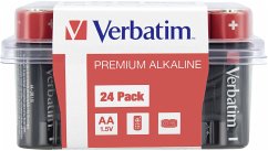 1x24 Verbatim Alkaline Batterie Mignon AA LR6 49505